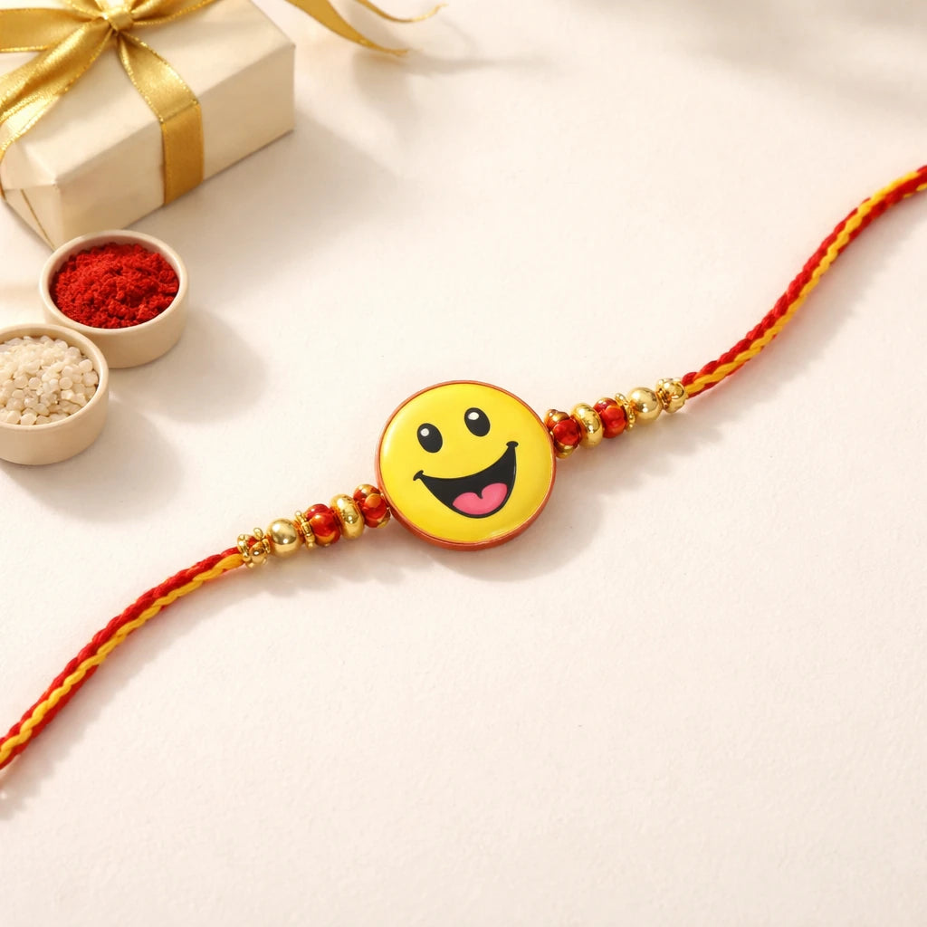 Smiley Theme Kids Rakhi