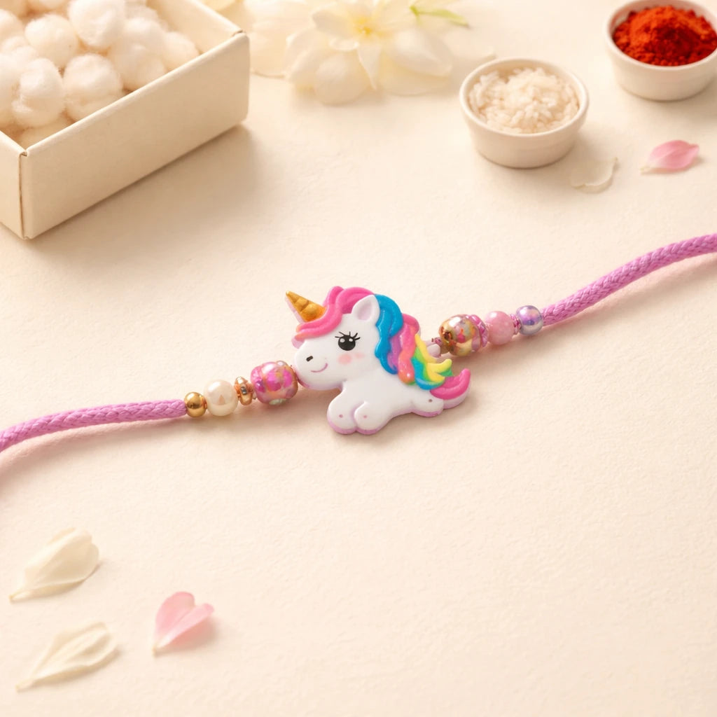 Unicorn-Style Kids Rakhi