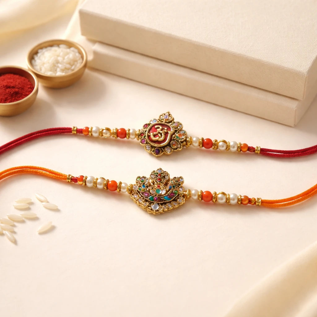 Designer Rakhi Set