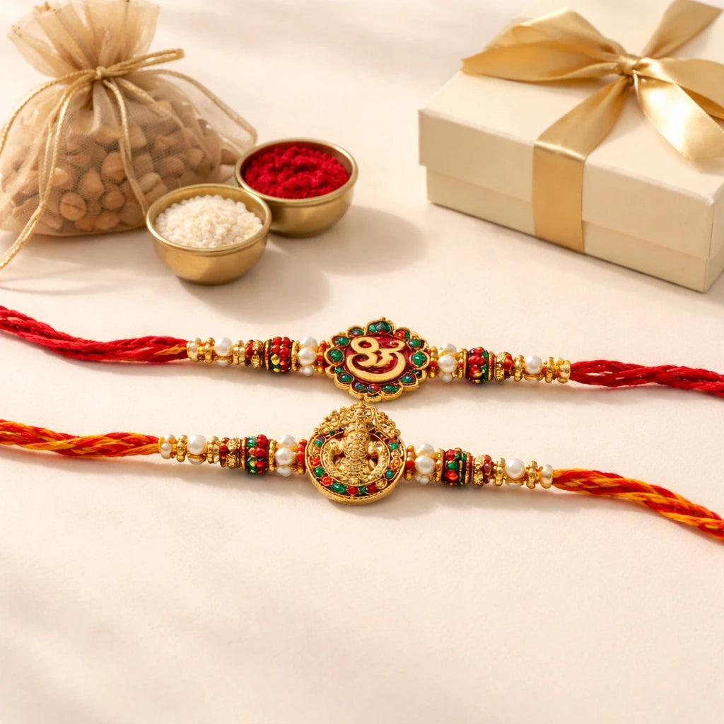 Traditional Thread Rakhi Set