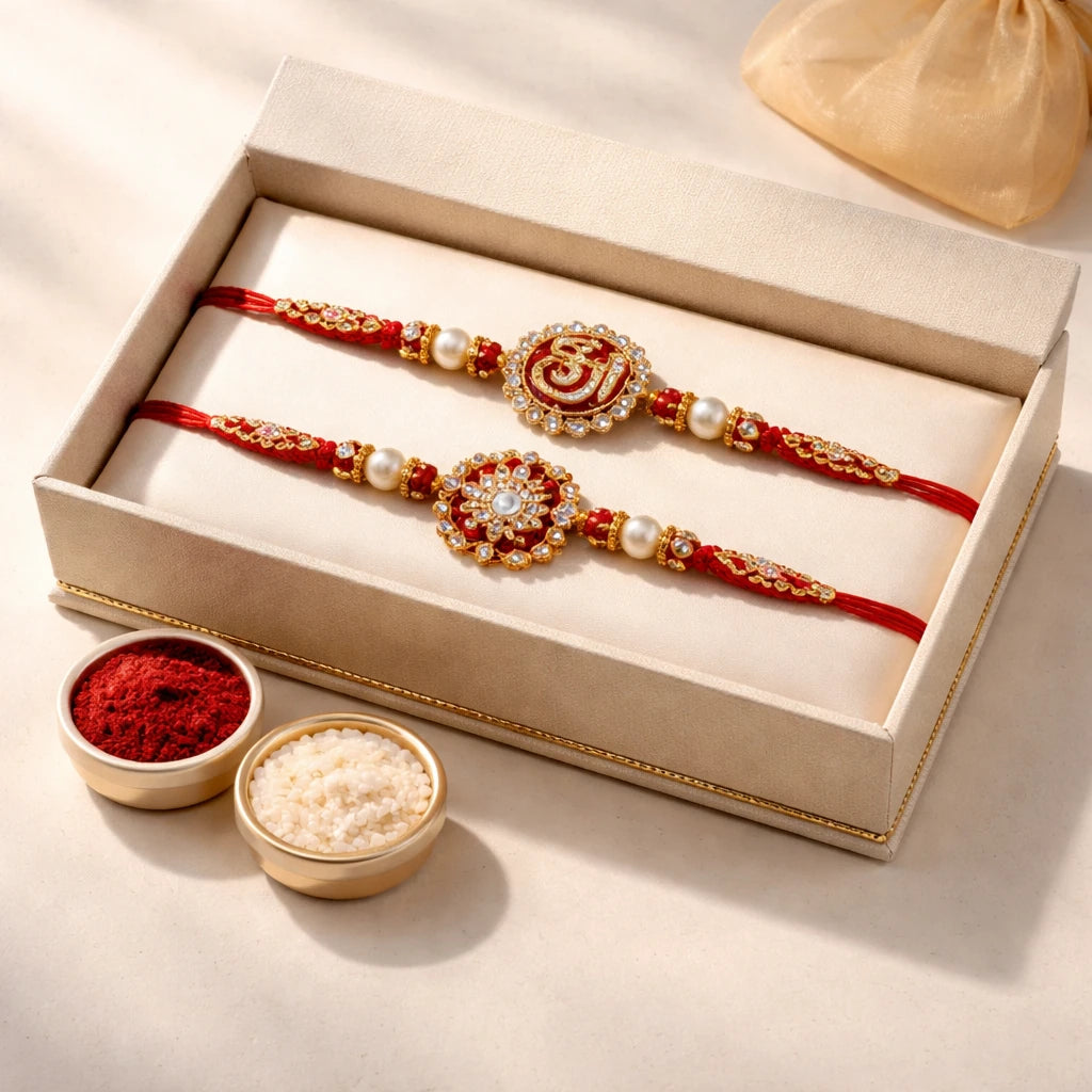 Luxury-Style Rakhi Set
