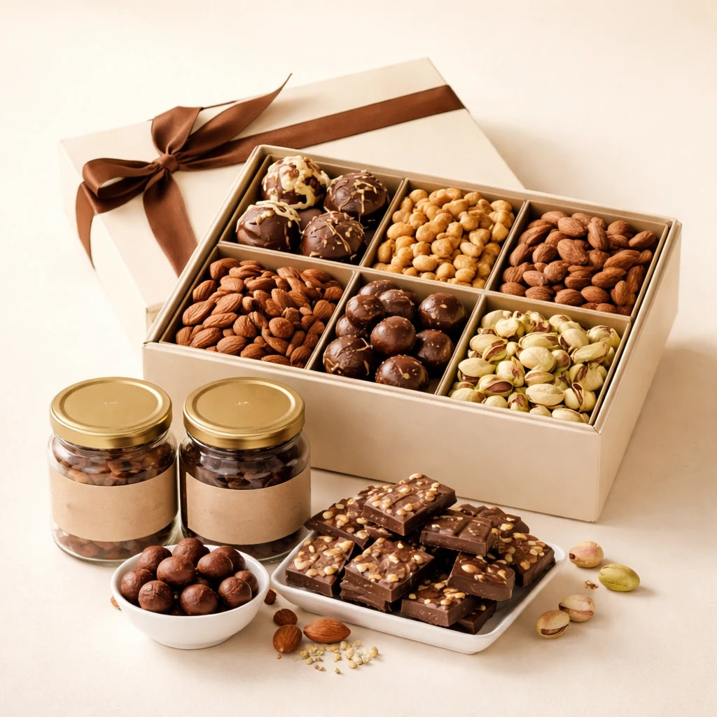 Chocolate and Nut Selection Box