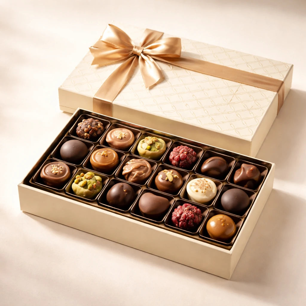 Chocolate Praline-Style Gift Box