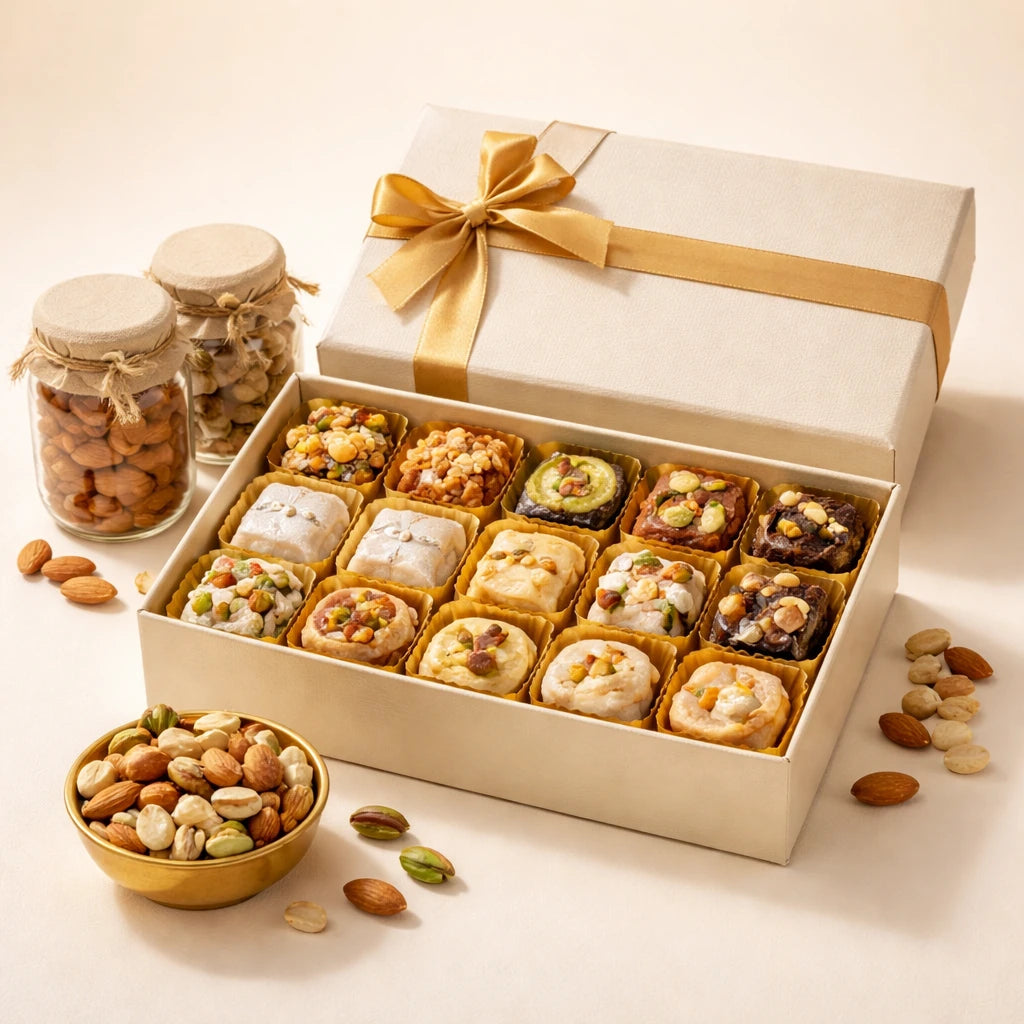 Dry Fruit Mithai Box