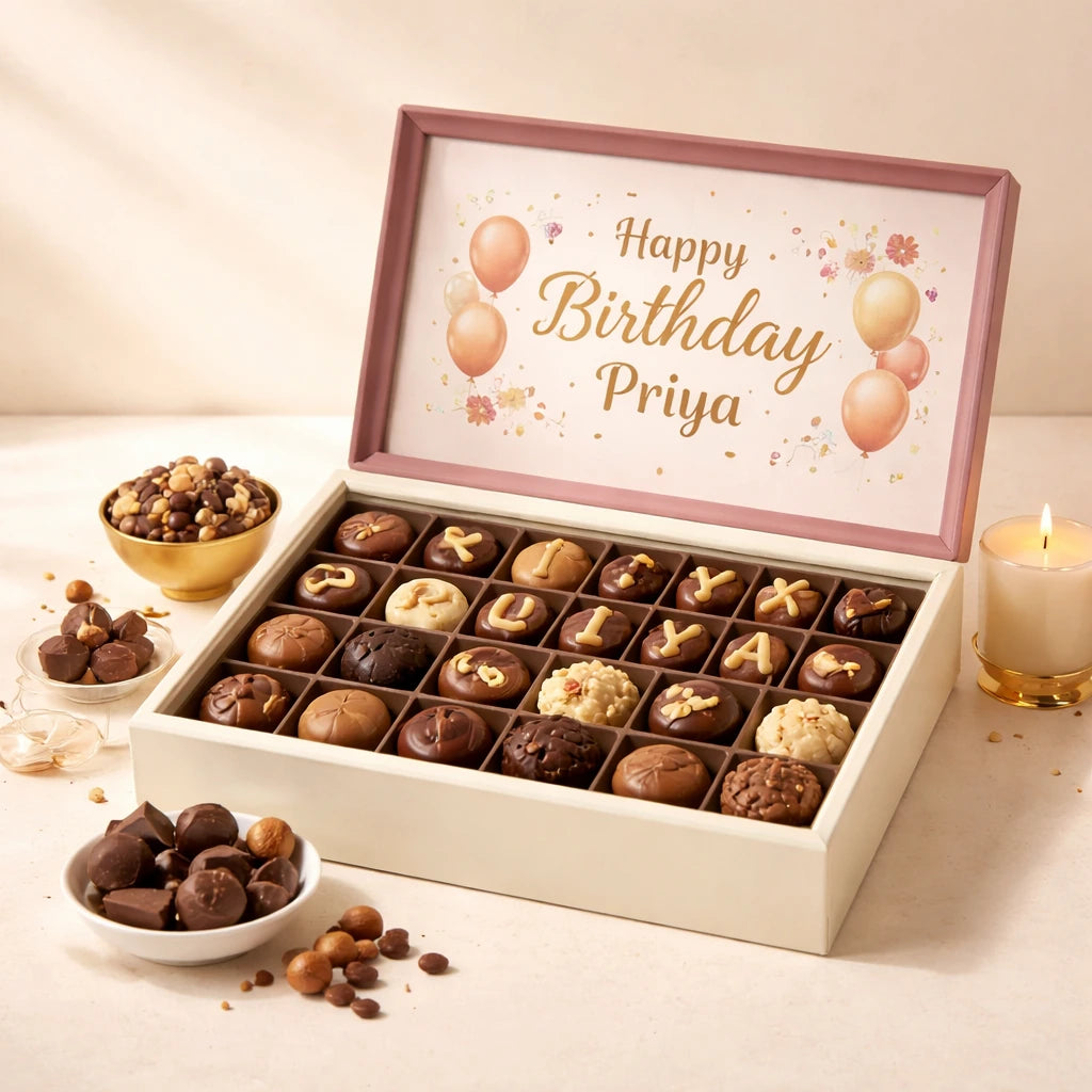 Personalised Birthday Chocolate Box
