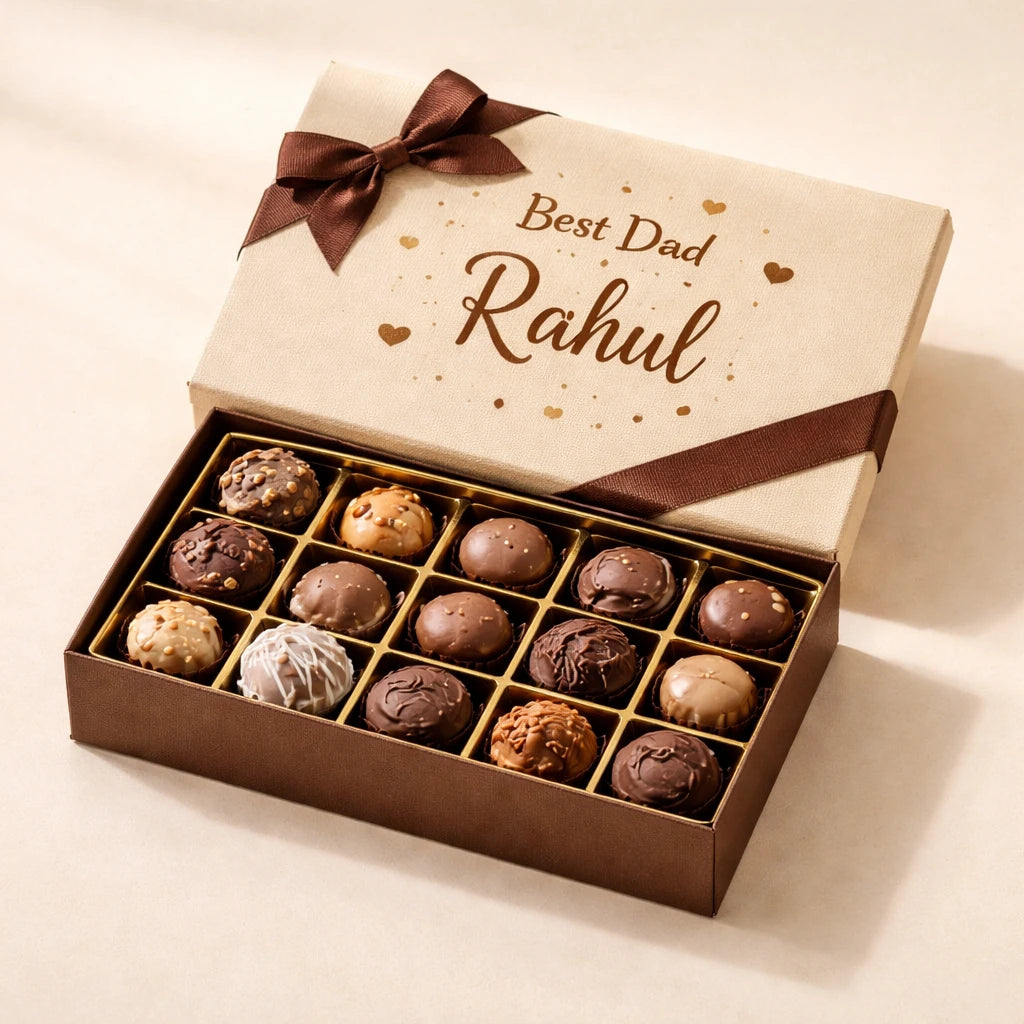 Personalised Chocolate Box for Father