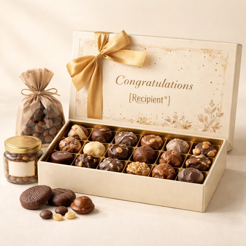Personalised Congratulations Chocolate Box