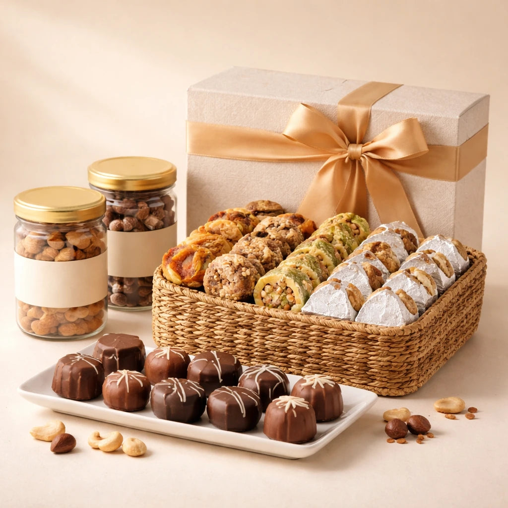 Dry Fruit Sweet and Chocolate Combo