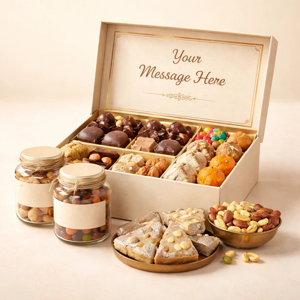 Personalised Chocolate and Sweet Combo